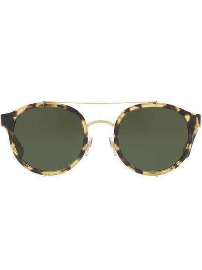 Dolce & Gabbana Eyewear солнцезащитные очки в круглой оправе DG2184296971