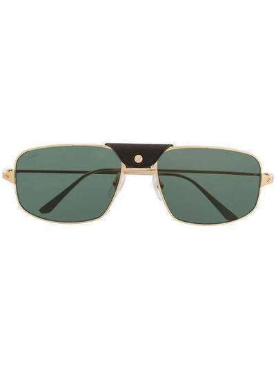 Cartier Eyewear затемненные солнцезащитные очки-авиаторы CT0193S