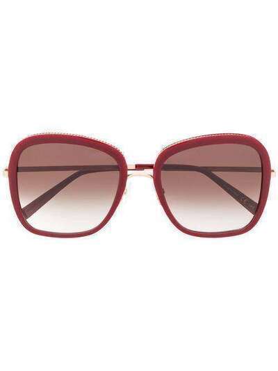 Stella McCartney Eyewear солнцезащитные очки в массивной оправе SC0206S