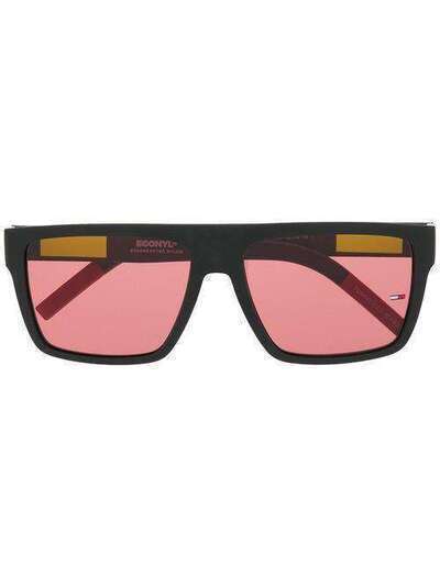 Tommy Jeans квадратные солнцезащитные очки с затемненными линзами TJ0004S