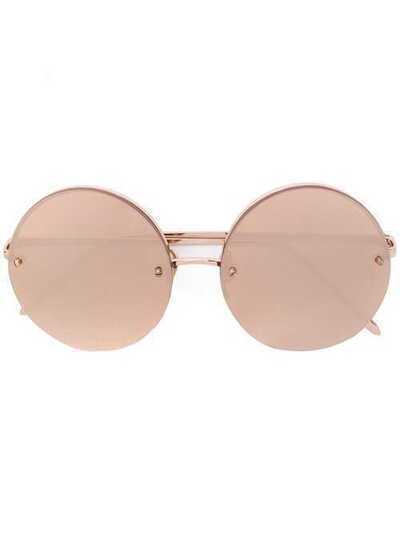 Linda Farrow солнцезащитные очки в круглой оправе 565C3