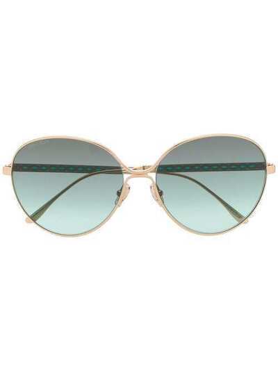 Jimmy Choo Eyewear солнцезащитные очки 'Neva' PEFGOLD