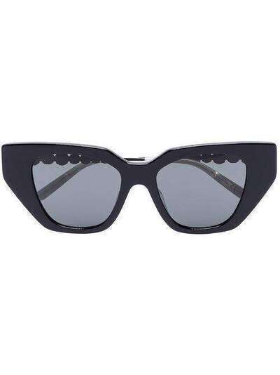 Gucci Eyewear солнцезащитные очки в оправе 'кошачий глаз' GG0641S001