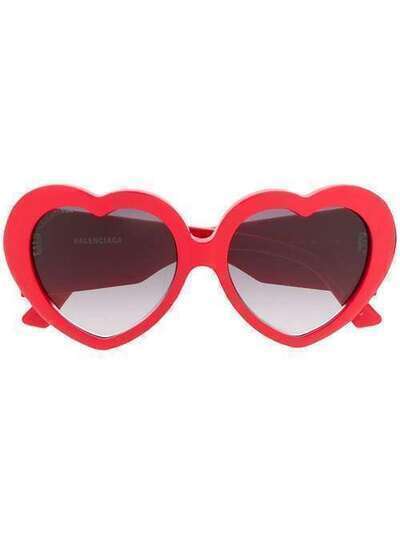 Balenciaga солнцезащитные очки Susi в оправе в форме сердца 572212T0001