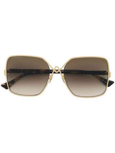 Altuzarra затемненные солнцезащитные очки в стиле оверсайз AZ0007S