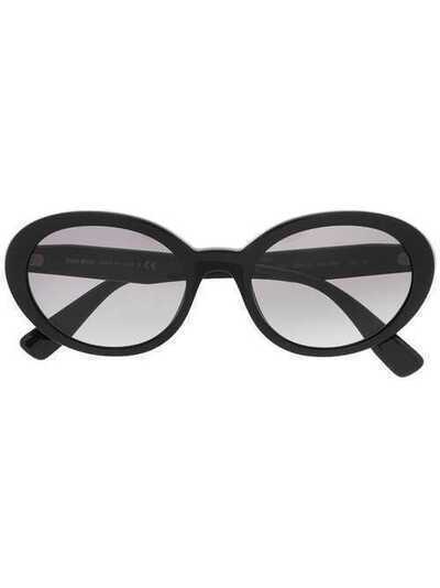 Miu Miu Eyewear солнцезащитные очки в круглой оправе MU01AB3M