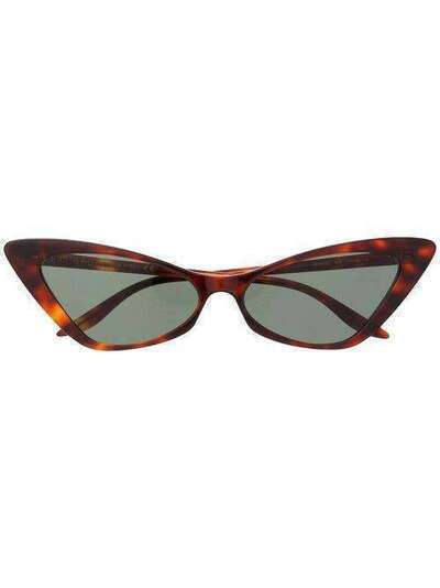 Gucci Eyewear солнцезащитные очки в оправе 'кошачий глаз' GG0708S003