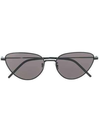 Saint Laurent Eyewear солнцезащитные очки в оправе 'кошачий глаз' 587256Y9002