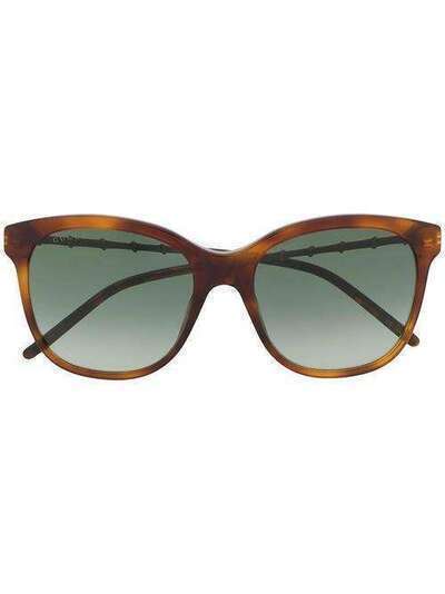 Gucci Eyewear солнцезащитные очки в квадратной оправе GG0654S002
