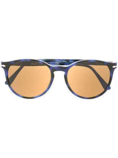 Persol солнцезащитные очки в круглой оправе 3228S