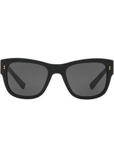 Dolce & Gabbana Eyewear солнцезащитные очки в квадратной оправе DG433850187