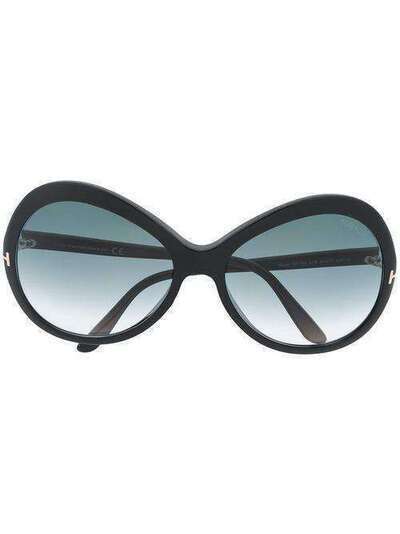 Tom Ford Eyewear солнцезащитные очки в круглой оправе TF765