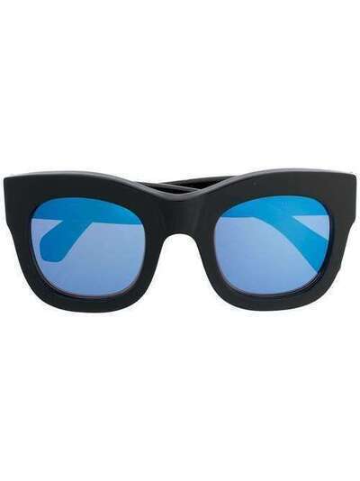 Illesteva массивные солнцезащитные очки с зеркальными линзами HAMILTON