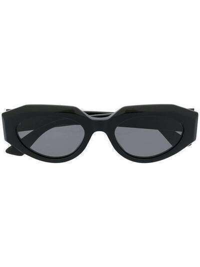Bottega Veneta Eyewear солнцезащитные очки в овальной оправе BV1031S628583V2330