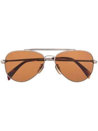 DAVID BECKHAM EYEWEAR солнцезащитные очки-авиаторы DB 1004/S 2031156LB5970
