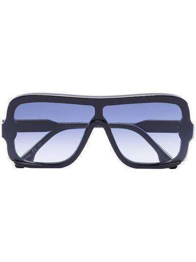 Victoria Beckham Eyewear солнцезащитные очки-маска VB609S43234