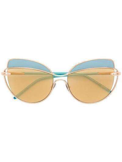 Pomellato Eyewear "солнцезащитные очки в оправе ""кошачий глаз""" PM0056S