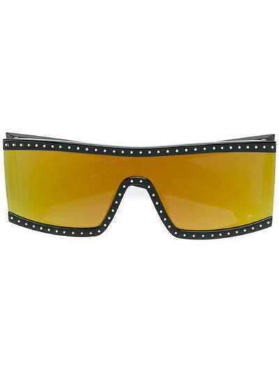 Moschino Eyewear массивные солнцезащитные очки в квадратной оправе MOSSMOS004S