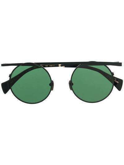 Yohji Yamamoto солнцезащитные очки-авиаторы YY7038002