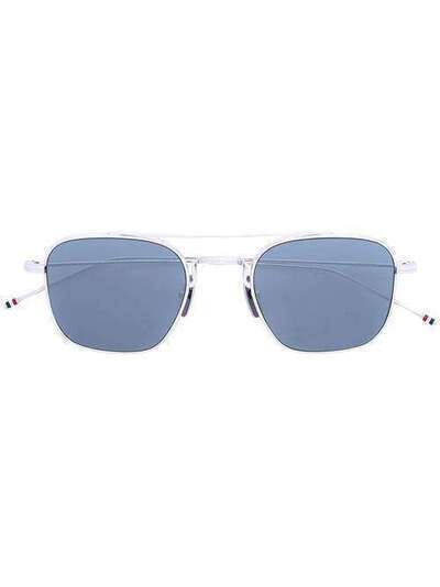 Thom Browne Eyewear затемненные солнцезащитные очки-авиаторы TBS9075001000
