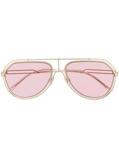 Dolce & Gabbana Eyewear солнцезащитные очки-авиаторы с затемненными линзами 0DG217648884