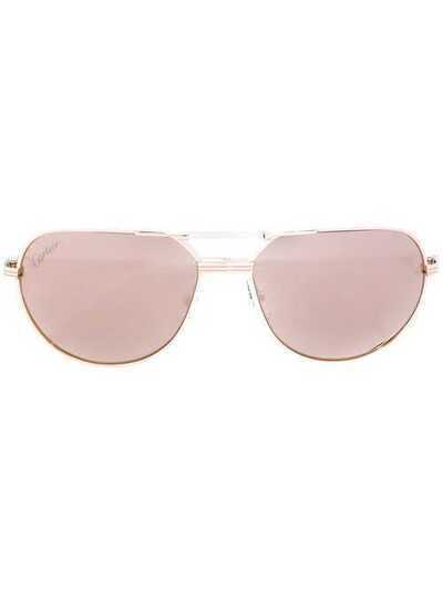 Cartier Eyewear солнцезащитные очки-авиаторы 'Must' ESW00062
