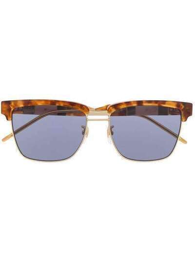 Gucci Eyewear солнцезащитные очки в квадратной оправе GG0603S005