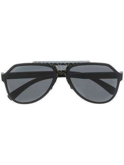 Dolce & Gabbana Eyewear солнцезащитные очки-авиаторы DG6128 DG6128