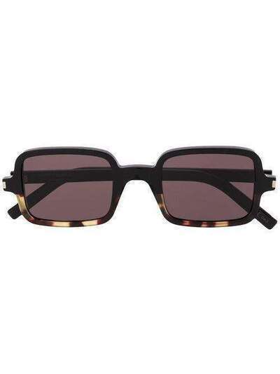 Saint Laurent Eyewear солнцезащитные очки в квадратной оправе 594665Y9901