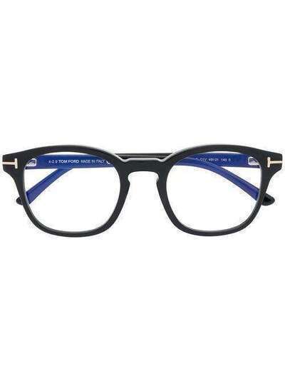 Tom Ford Eyewear солнцезащитные очки в круглой оправе FT5532B4901V