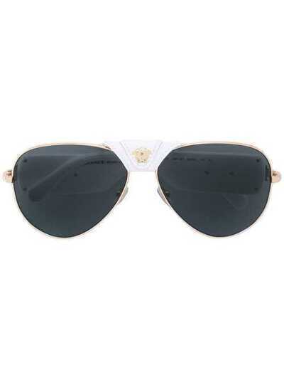 Versace Eyewear солнцезащитные очки Medusa 2150Q