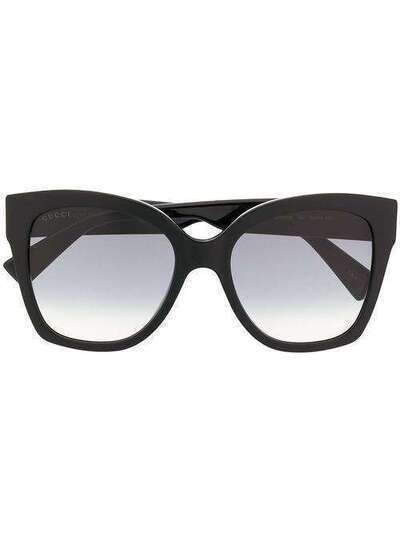 Gucci Eyewear солнцезащитные очки в квадратной оправе GG0459S001