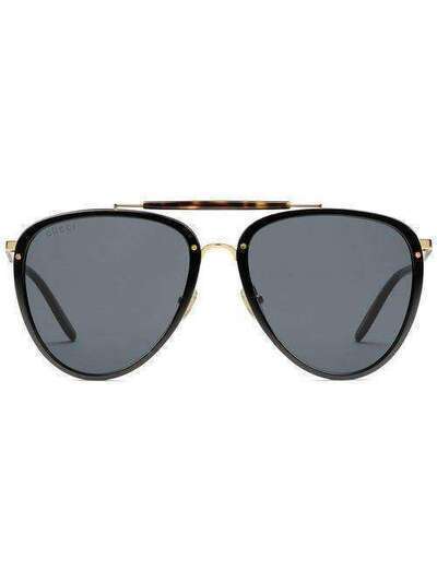 Gucci Eyewear солнцезащитные очки-авиаторы 610416J0770