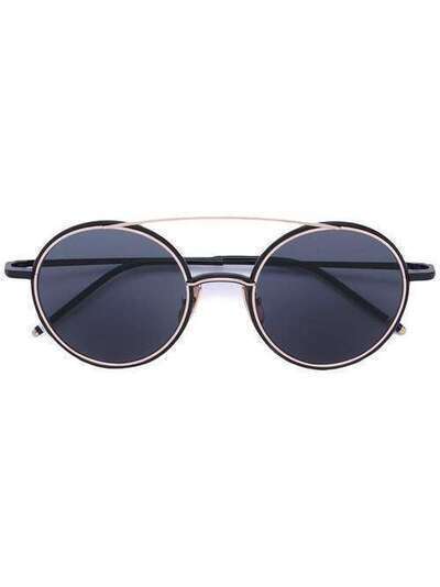 Thom Browne Eyewear солнцезащитные очки круглой формы TB108AT