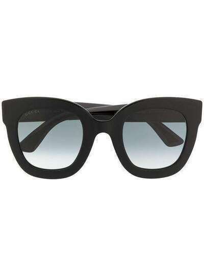Gucci Eyewear солнцезащитные очки в массивной оправе GG0208S001