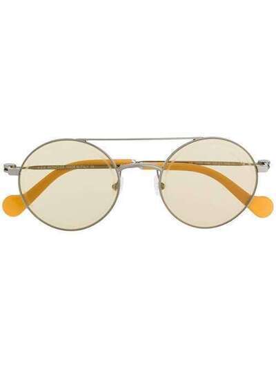 Moncler Eyewear солнцезащитные очки в круглой оправе ML0084S