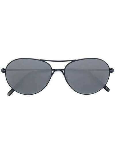 Oliver Peoples солнцезащитные очки-авиаторы 'Rockmore' OV1218S