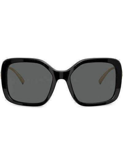 Versace Eyewear солнцезащитные очки в массивной оправе VE4375GB187