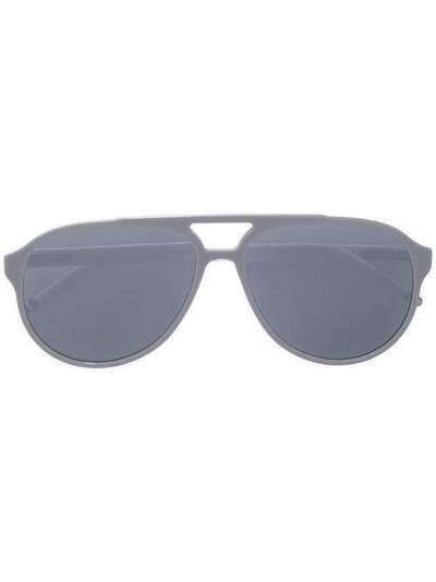 Thom Browne Eyewear солнцезащитные очки "авиаторы" TBS408