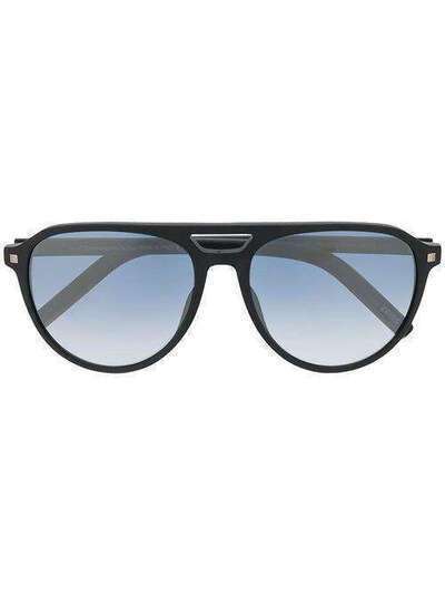 Ermenegildo Zegna солнцезащитные очки в круглой оправе EZ01335702C