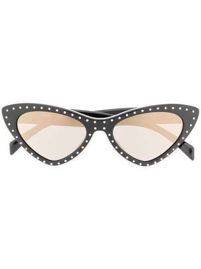 Moschino Eyewear солнцезащитные очки с кристаллами MOS006S522M2UE