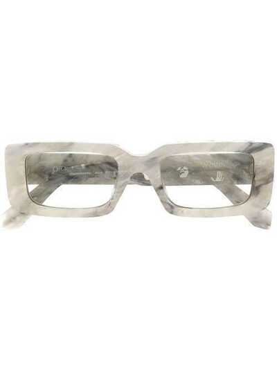 Off-White солнцезащитные очки в прямоугольной оправе OWRI015S20PLA0010500