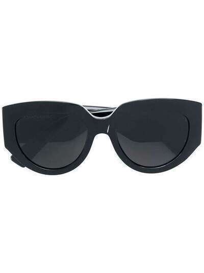 Saint Laurent Eyewear солнцезащитные очки с утолщенной оправой 508658Y9901