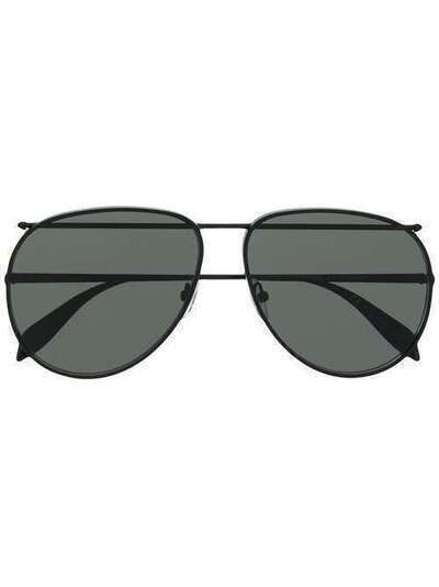 Alexander McQueen Eyewear солнцезащитные очки-авиаторы 554202I3330