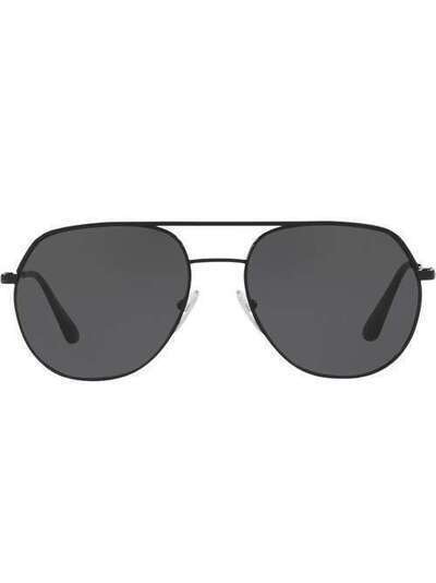 Prada Eyewear солнцезащитные очки-авиаторы PR55US1AB5S0
