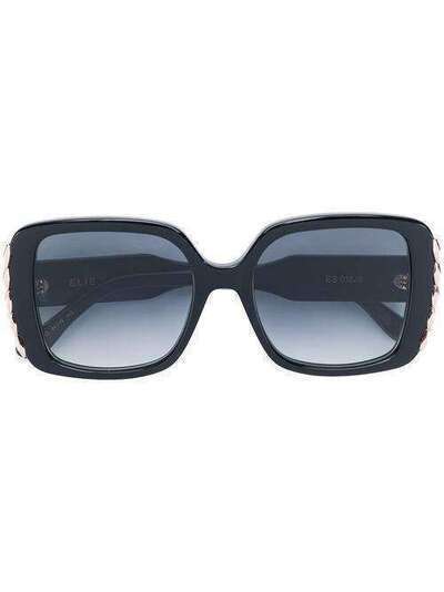 Elie Saab очки в крупной квадратной оправе ES015S