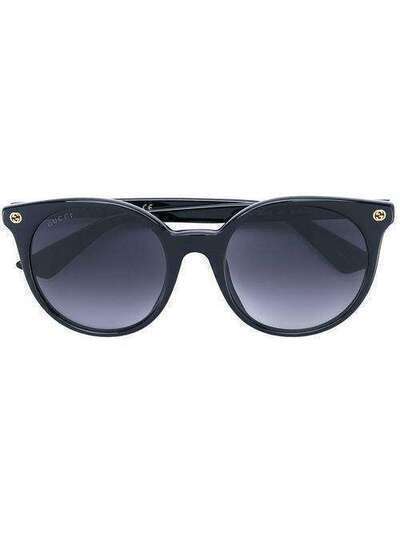 Gucci Eyewear солнцезащитные очки в оправе 'кошачий глаз' GG0091S