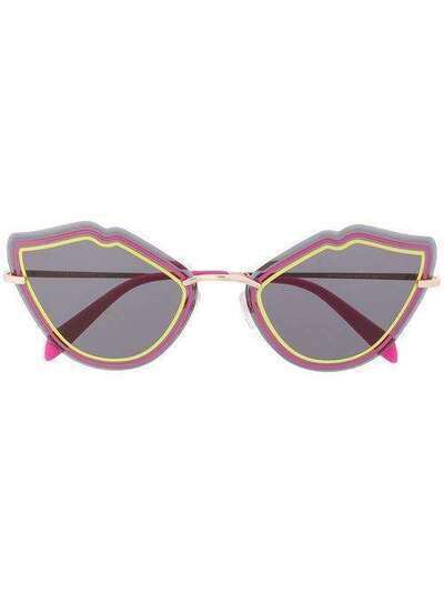 Emilio Pucci солнцезащитные очки в оправе 'кошачий глаз' EP0134