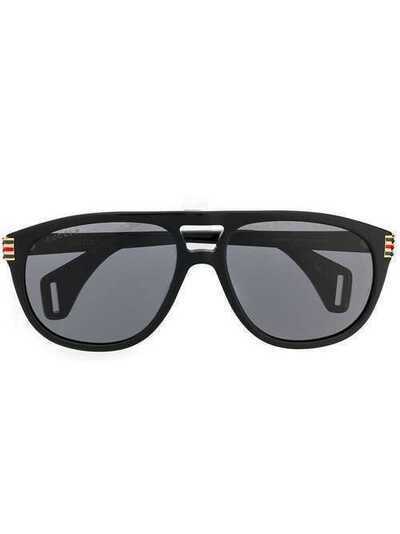 Gucci Eyewear солнцезащитные очки-авиаторы 573249J0750
