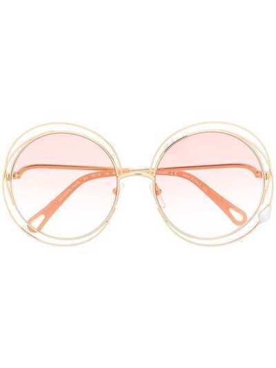 Chloé Eyewear солнцезащитные очки Carlina CE114SPRLPEARL